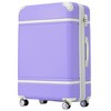 3-pieces Hardshell Luggage 20"+28" Luggages And Cosmetic Case Spinner Suitcase With TSA Lock Lightweight Set For Women Travel Storage必填 - 3 of 4