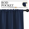 NICETOWN Blackout Curtains Rod Pocket Thermal Insulated Privacy Drapes (2 Panels) - 4 of 4