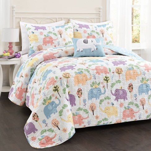 Childrens quilt clearance and pillow set