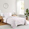 Sweet Jojo Designs Girl Twin Comforter Bedding Set Butterfly Blush Pink and Purple 4pc - 2 of 4