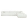 Christopher Knight Home Keri 122" Modern L-Shaped High-Density Foam Sectional Sofa with Low Backrest - 4 of 4
