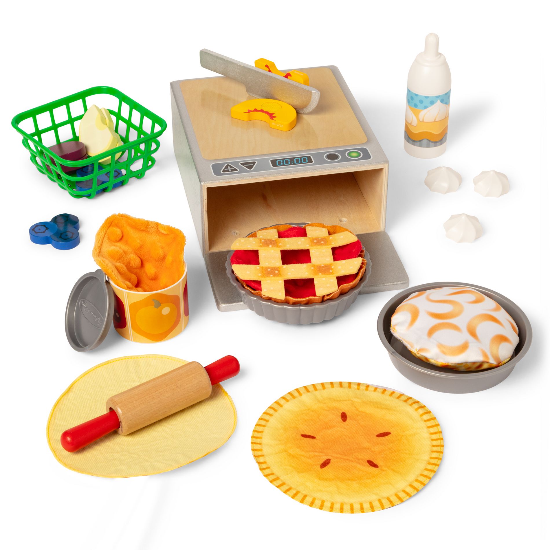 Melissa & Doug Doughlicious Cook Bake & Serve Pretend Play Set