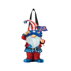 Briarwood Lane Everyday Door Hanger 21x10 Patriotic Gnome Door Hanger - 1 of 2