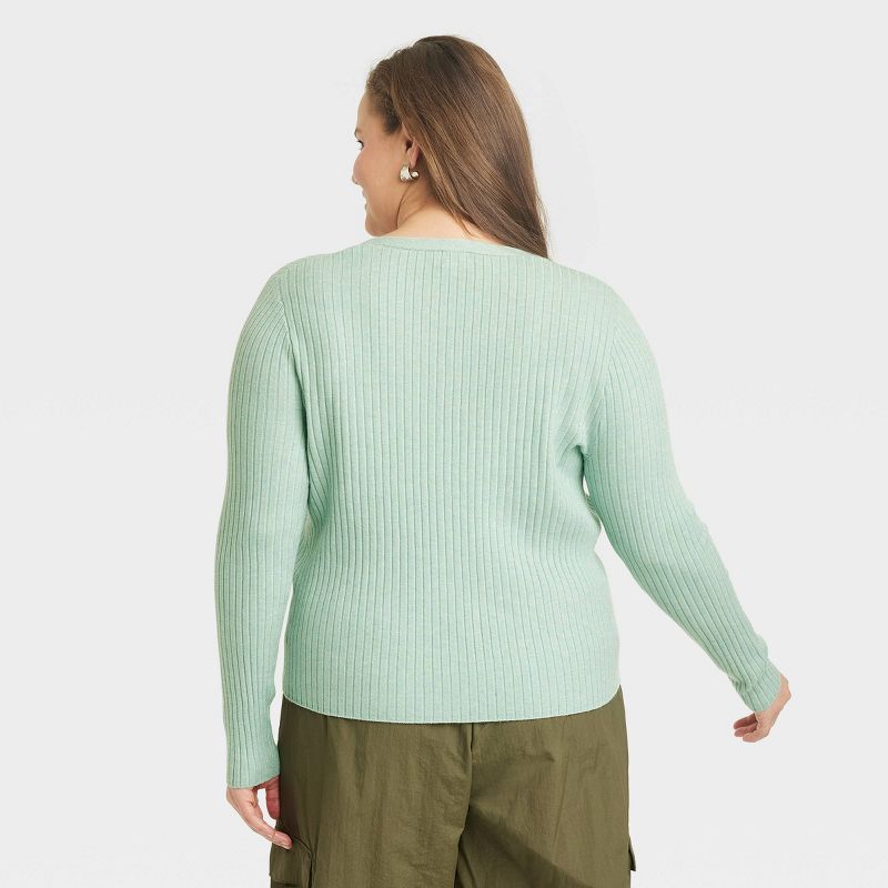 Women's Fine Gauge Ribbed Cardigan - A New Day™, 2 of 8