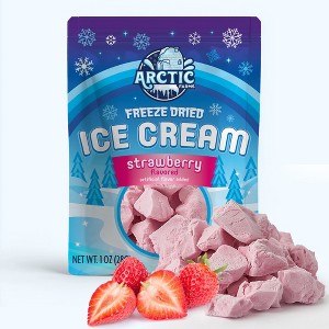 Arctic Farms Freeze Dried Ice Cream That Does Not Melt (Bits) (Strawberry) - 1 of 4