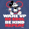 Girls' - Disney - Wake Up, Be Cool, Be Kind, Repeat Fitted Short Sleeve Graphic T-Shirt - 2 of 4