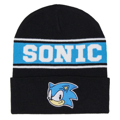 Sonic The Hedgehog Beanie Embroidered Classic Character Cuff Knit ...