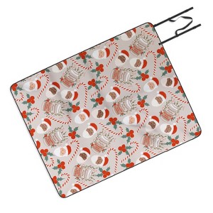 Dash and Ash Peppermint Mocha Picnic Blanket -Deny Designs - 1 of 3