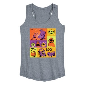 Women's - Disney - Halloween Movie Grid Graphic Racerback Tank - 1 of 4