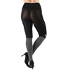 Memoi Women's Frenchie Face Sweater Tights - 3 of 4