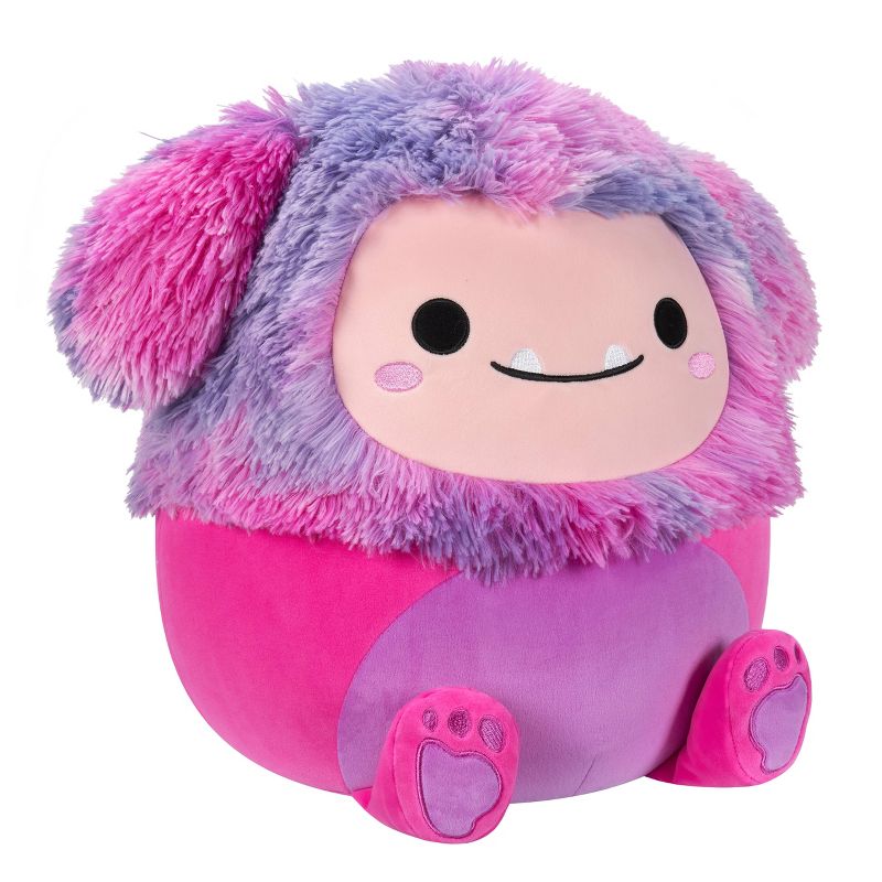 Squishmallows 14&#34; Woxie Magenta Bigfoot with Hair, 4 of 12