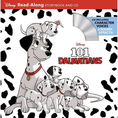 101 Dalmatians Read-Along Storybook and CD - (Paperback)