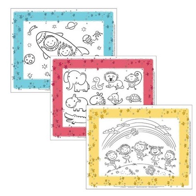 J.L. Childress Color Me Disposable Placemats - 24pk