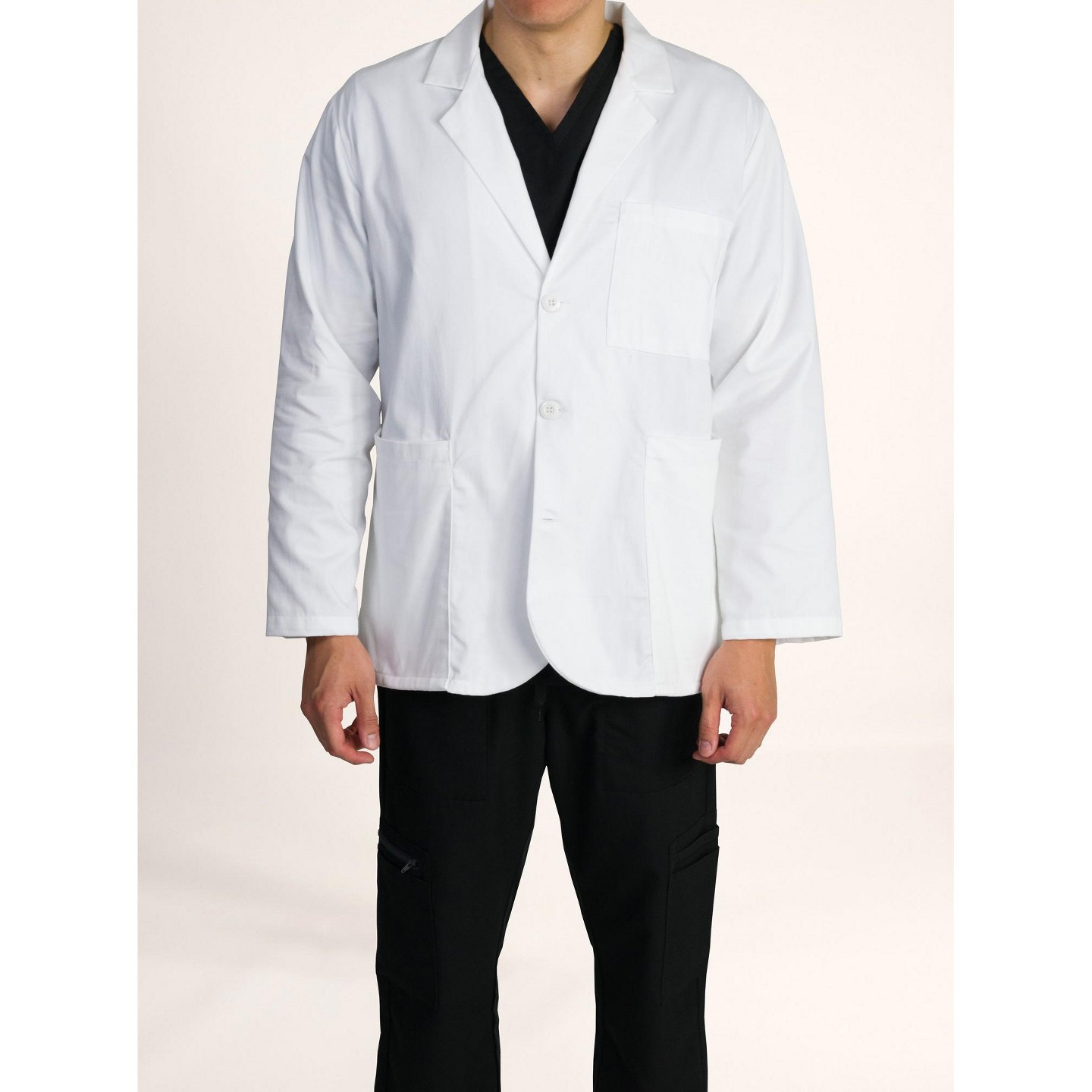 Medgear Multi Pocket Lab Coat, Long Sleeves White M — фото 1