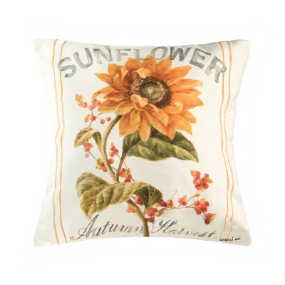 C&F Home Sunflower Autumn 18" x 18" Throw Pillow