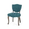 NicBex Vintage Rubberwood Dining Chairs Set of 2, Upholstered Side Chairs, French Bistro Seating for Kitchen Living Room - 4 of 4