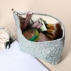Unique Bargains Canvas Portable Bubble Cloud Zipper Makeup Bag 1 Pc - 2 of 4
