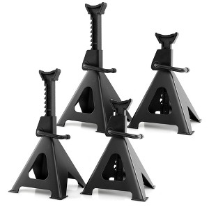 Costway 2/4 Pairs 13,000 lbs Capacity Jack Stands with 14"-23" Adjustable Height - 1 of 4