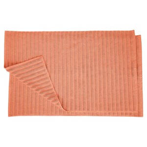 Classic Solid Eco-Friendly Modern Textured Premium Cotton Traditional 2-Piece Absorbent Bath Mat Set by Blue Nile Mills - 1 of 4