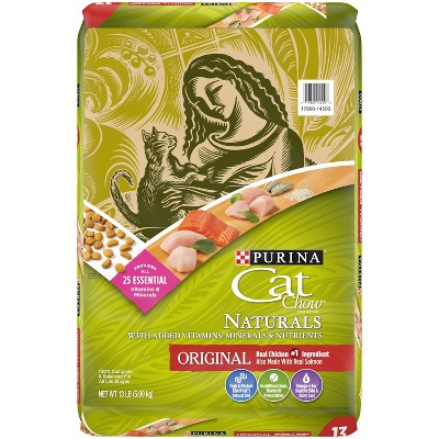 Purina Cat Chow Naturals Original Adult Complete & Balanced Dry Cat Food - 13lbs