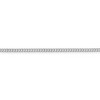 Black Bow Jewelry 2mm, 14k White Gold, Solid Franco Chain Bracelet - 2 of 4