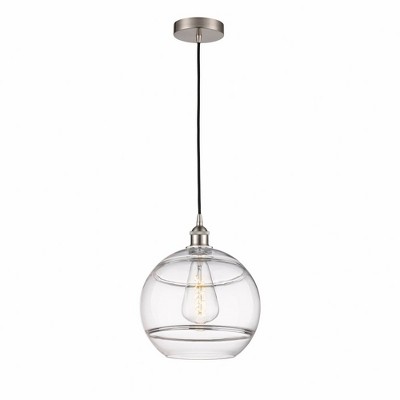 Rochester - 1 Light Cord Hung Mini Pendant In Industrial Style-13.38 Inches Tall and 12 Inches Wide