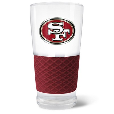 49er Red/Black Glitter Tumbler