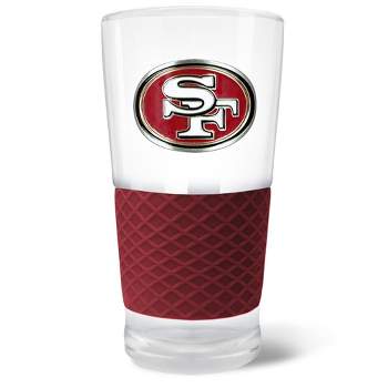NFL San Francisco 49ers 22oz Pilsner Glass with Silicone Grip