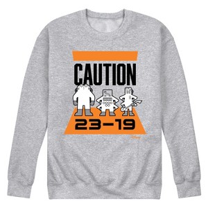 Men's - Disney - Caution 2319 Graphic Fleece Sweatshirt - 1 of 4