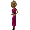 Doll Clothes Superstore Glam Pink Metallic Open-Back Dress with Two Pairs of Shoes for Barbie & 11.5" Dolls - 3 of 4