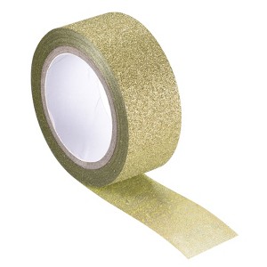 Unique Bargains Self-Adhesive Decorative DIY Arts Gift Wrapping Craft Glitter Tape - 1 of 4