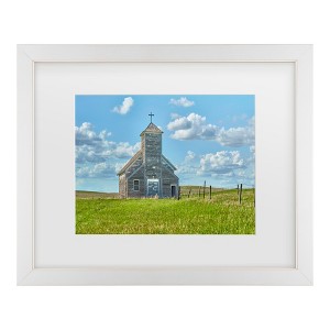 Trademark Fine Art - James McLoughlin Barn Scene V Matted Framed Art - 1 of 4