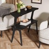 APRILSOUL Solid Wood Side Table 2-Tier Farmhouse Couch Side Table, Rustic Slim Tall Sofa End Table with Storage Shelf for Living Room - 4 of 4