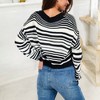 Anna-Kaci Women's Striped Knit Sweater with Relaxed Fit - 3 of 4