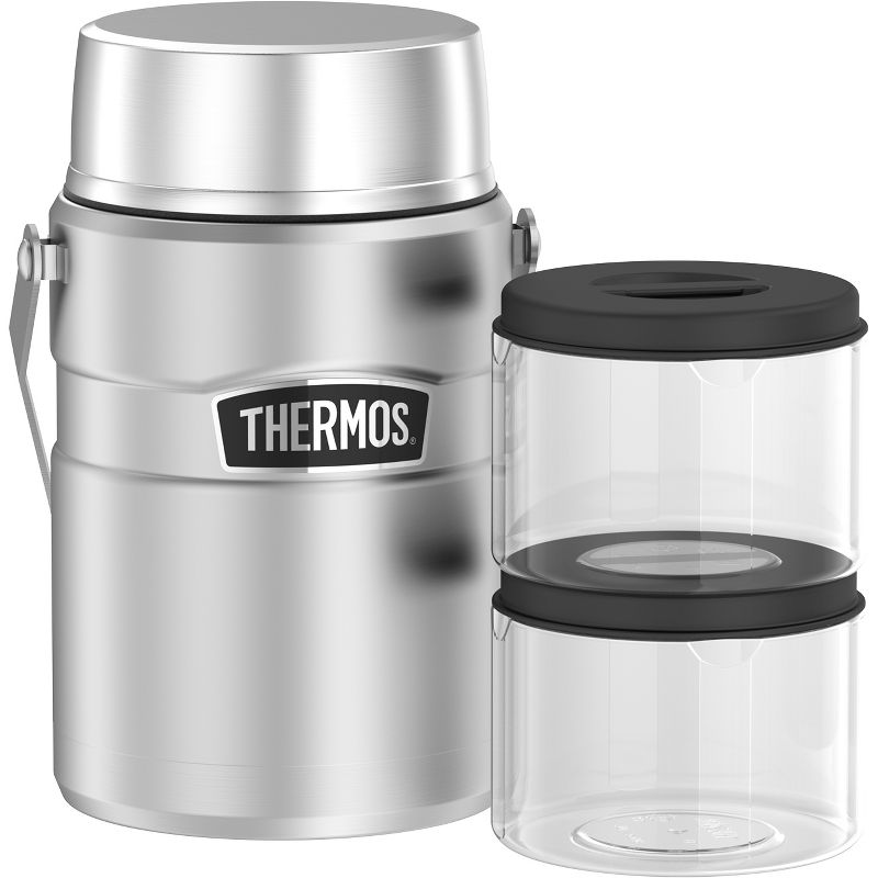 Thermos 47oz Stainless King Vacuum Insulated Food Jar - Stainless Steel, 4 of 6