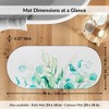 Evideco French Home Goods Decorative  Bath Mats – Ultra Absorbent Quick Dry Rug with Anti-Slip Rubber Backing - 4 of 4