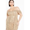 Women's Plus Size Liana Dress - bronze | CITY CHIC - image 4 of 4