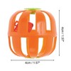 Unique Bargains Pumpkins Shape Cat Teaser Toys for Orange 1 Pc - 2 of 3