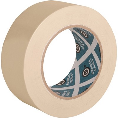 Business Source Masking Tape 3" Core 2"x60 Yards Natural Kraft 16462