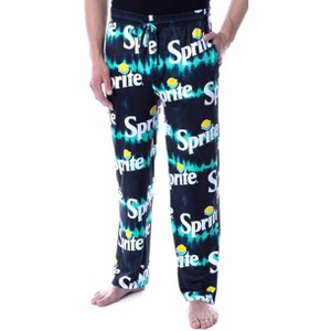 Sprite Soda Men's Allover Pattern Loungewear Sleep Bottoms Pajama Pants - 1 of 4
