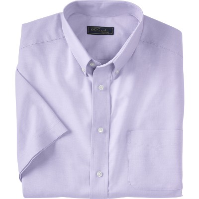 KingSize Men's Big & Tall Tall Wrinkle-Free Short-Sleeve Oxford Dress Shirt