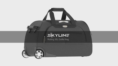 Skyline Rolling 35l Duffel Bag - Gray : Target