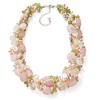 Ross-Simons 4-5mm Multicolored Cultured Pearl and Multi-Stone Torsade Necklace With Sterling Silver Size 19 - 3 of 4