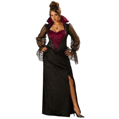 Incharacter Midnight Vampiress Gown Dress Designer Costume Adult Xx ...