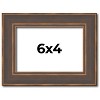 PosterPalooza | Photo Size Elegant Brown Picture Frame - UV Acrylic, Foam Board Backing, Hanging Hardware - 2 of 4