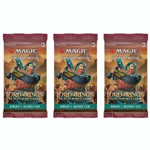 Magic the Gathering 3 Packs MTG Draft Booster Pack Lot MTG Lord of the Rings Tales of the Middle-Earth - 1 of 1