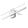 JONATHAN Y Vara Modern Minimalist Indoor/Outdoor Metal 350-Degree Rotate Dimmable Integrated Linear LED Wall Sconce - 3 of 4
