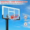 Basketball Hoop Outdoor 62-96in Adjustable for Kids/Youth/Adult, Portable Basketball Hoop Goal System,for Backyard/Driveway/Indoor - 3 of 4
