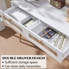 Probe Hues Heavy-Duty Entryway Console Table - 2 Drawers & Metal Shelf Organizer - 3 of 4