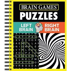 Brain Games - Puzzles: Left Brain Right Brain - by  Publications International Ltd & Brain Games (Spiral Bound)